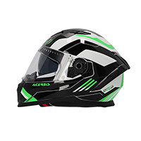 Acerbis X-Way グラフィック ヘルメット ブラック グリーン - 3
