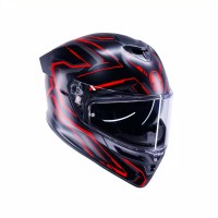 Casco Agv K5 E2206 Astralix nero rosso opaco