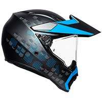 AGV AX9 Antartica noir mat cyan - 2