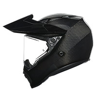 AGV AX9 E2206 Carbon Mono Helm glänzend - 3