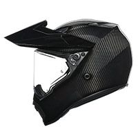 Casque AGV AX9 E2206 Carbon Mono brillant - 3