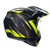 Agv Ax9 E2206 Carbon Steppa Helmet Yellow - 3
