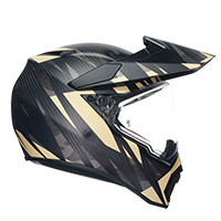 AGV AX9 E2206 カーボン ステッパ ヘルメット サンド