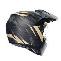 AGV AX9 E2206 カーボン ステッパ ヘルメット サンド - 3