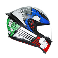 AGVK1バンイタリアヘルメットブルー