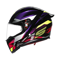 AGV K1 S E2206 Fastlap ヘルメット パープル ピンク - img 2