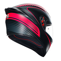 AGV K1 S E2206 ウォームアップ ヘルメット ブラック ピンク - 3