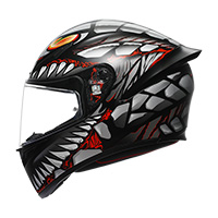 Agv K1 S E2206 Lyzard Helmet Green Red Matt - 3