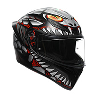 Agv K1 S E2206 Lyzard Helmet Green Red Matt