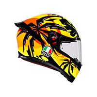 Casco AGV K1 S E2206 Tropicrush negro naranja - img 2