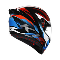 AGV K1 S E2206 Fastlap Helm schwarz blau rot - 4