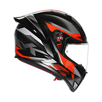 Agv K1 S E2206 Fastlap Helmet Black Grey Red - 3