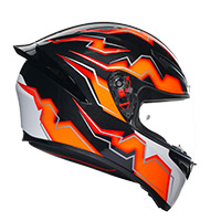 AGV K1 S E2206 クリプトン ヘルメット ブラック オレンジ