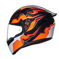 Agv K1 S E2206 Kripton Helmet Black Orange - 3