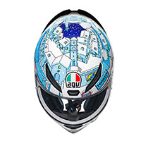 AGV K1 S E2206 ロッシ ウィンター テスト 2017 ヘルメット - 3