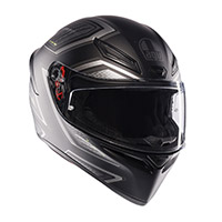 Casque Agv K1 S E2206 Sling Noir Mat Gris