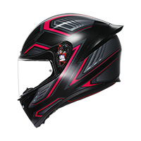 AGV K1 S E2206 スリング ヘルメット ブラック マット ピンク - img 2