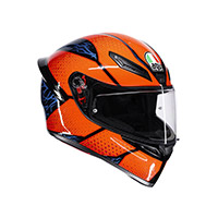 Casco AGV K1 S E2206 Speedarmor arancio blu