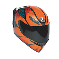 Casco Agv K1 S E2206 Speedarmor Arancio Blu