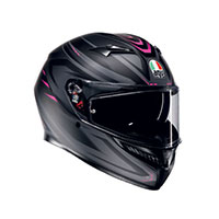 Casco Agv K3 E2206 Syth Nero Rosa Opaco