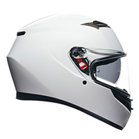 Casco AGV K3 E2206 Mono Seta blanco - 2