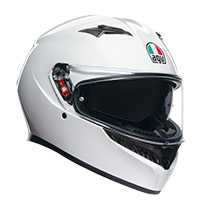 Casque AGV K3 E2206 Mono Seta blanc