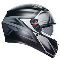 Casque Agv K3 E2206 Compound Gris Mat