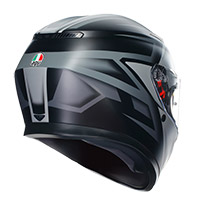 Agv K3 E2206 Compound Helmet Grey Matt - 3
