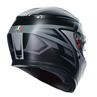 AGV K3 E2206 コンパウンド ヘルメット グレー マット - 3