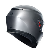 Agv K3 E2206 Rodio Helmet Grey Matt - 3