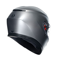 Casque AGV K3 E2206 Rodio gris mat - 3