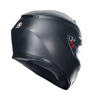 AGV K3 E2206 Helm schwarz matt - 3