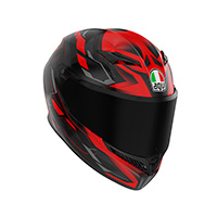 Casco AGV K3 E2206 Techplate grigio rosso