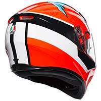 Agv K-3 Sv アタックヘルメットレッド - 4