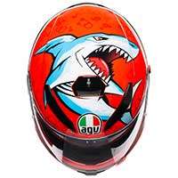 Agv K-3 Sv アタックヘルメットレッド - 5