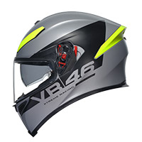 AGV K5 S アペックス 46 ヘルメット ブラック イエロー - 3