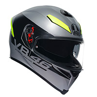 Agv K5 S Apex 46 Helmet Black Yellow