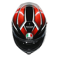Casco Agv K5 S Tempest Nero Rosso - 5