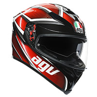 Casco Agv K5 S Tempest Nero Rosso