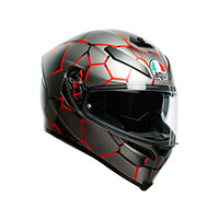 Casco Agv K5 S Vulcanum Rosso