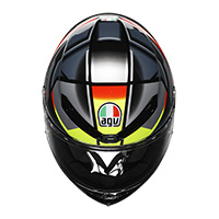 Agv K6 S E2206 Erazer Helmet Red Yellow Fluo - 4