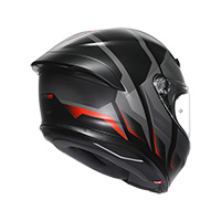 Casco Agv K6 S E2206 Karve Grigio Rosso Opaco - img 2