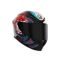 Casco AGV K6 S E2206 Mizukoi blu rosso