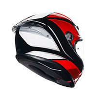 Agv K6 S E2206 Hyphen Helmet Black Red White - 4