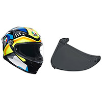 Casco Agv K6 S E2206 Joan Nero Blu Giallo