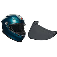Casco Agv K6 S E2206 Petrolio Opaco