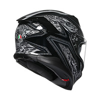 Agv K7 E2206 Damascus Helmet Black Silver - 3