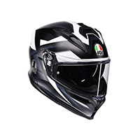 AGV K7 E2206 Glimpse Helmet black white matt