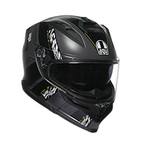 Casco AGV K7 E2206 Kyber gris opaco amarillo fluo