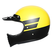 Agv X101 Dust Helmet Yellow Black - 3